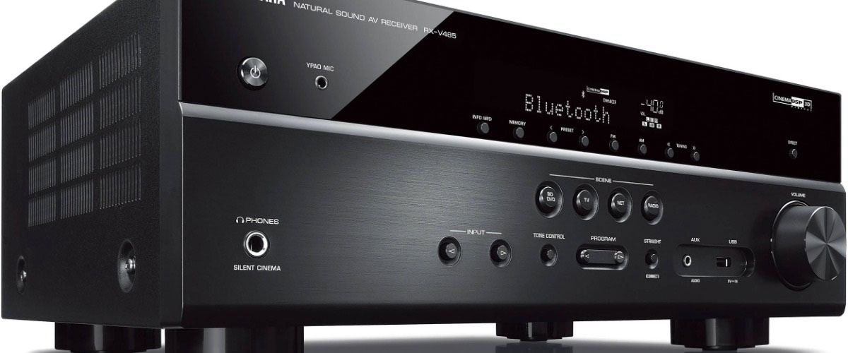 Selecting Bluetooth as the input source on the receiver