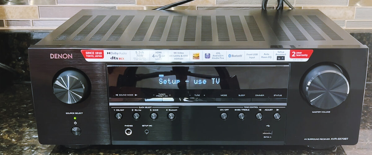 Denon AVR-S570BT sound