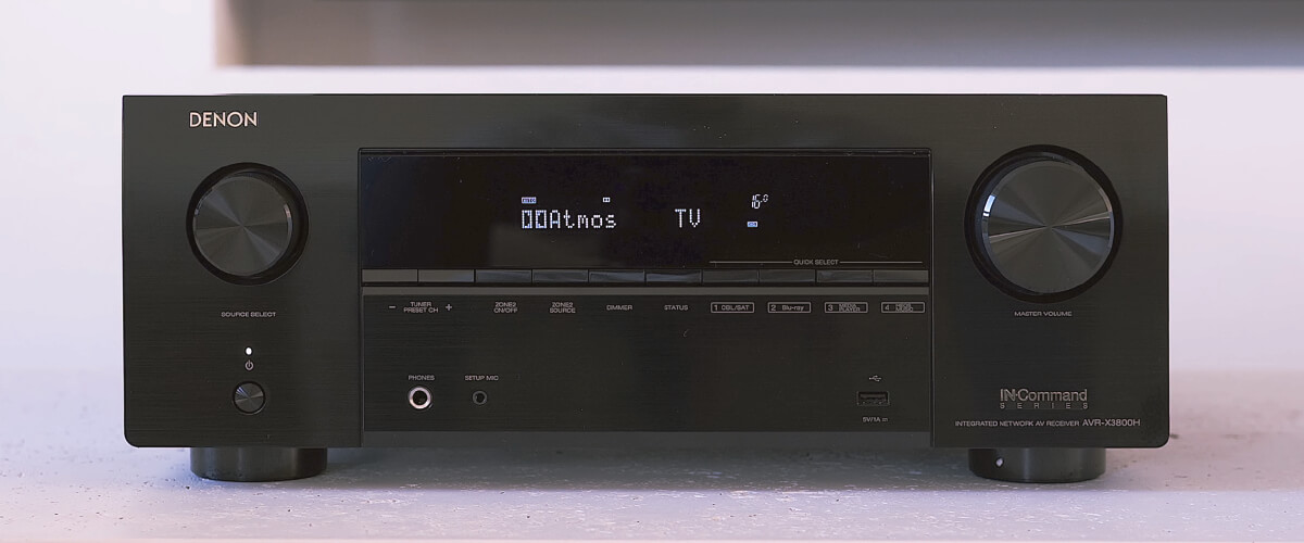 Denon AVR-X3800H sound