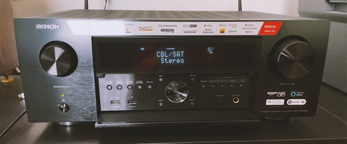 Denon AVR-X6700H sound