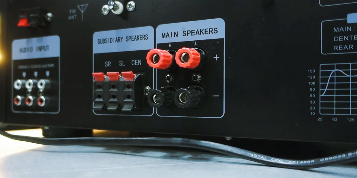 how to connect subwoofer to receiver without subwoofer output