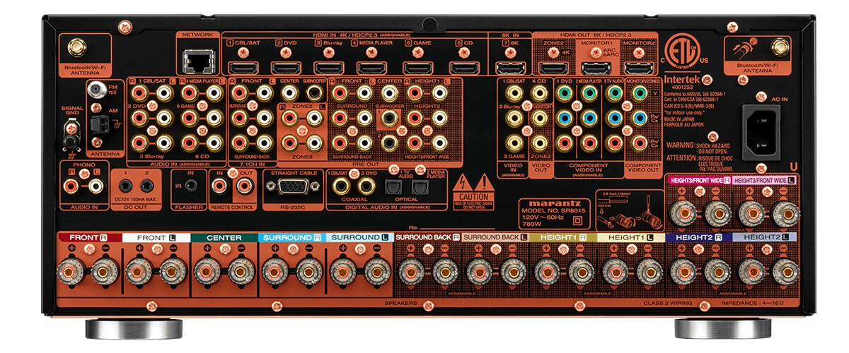 Marantz SR8015 specifications