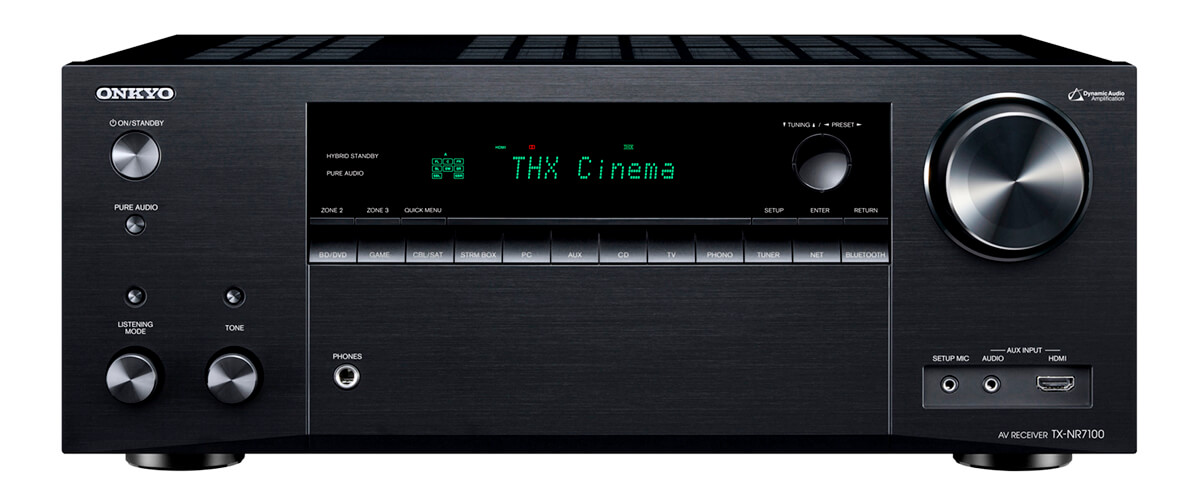 Onkyo TX-NR7100 audio and video features