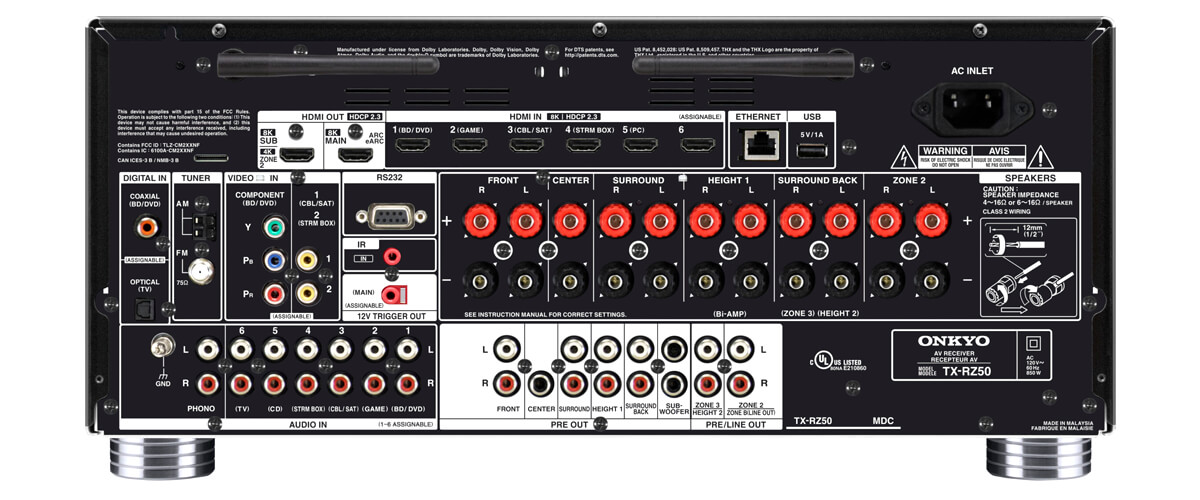 Onkyo TX-RZ50 sound quality