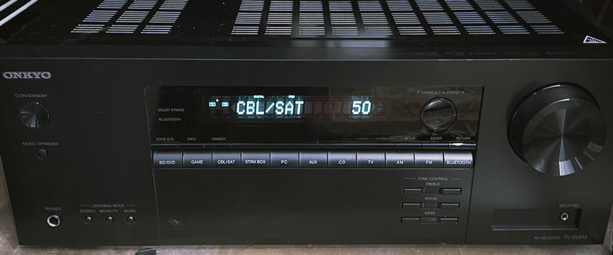 Onkyo TX-SR494 sound quality