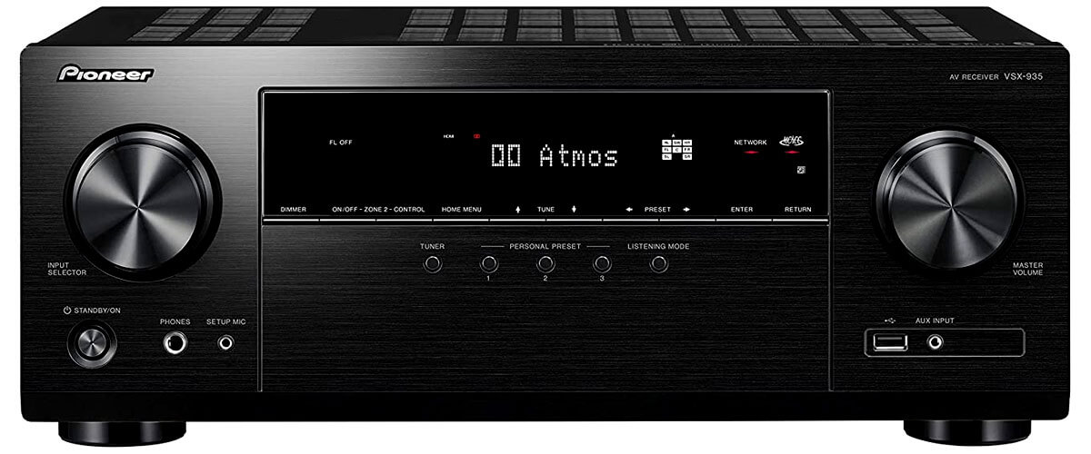 Pioneer VSX935 audio and video features