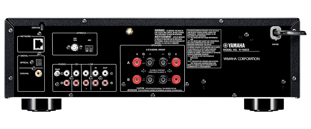 Yamaha R-N303BL specifications