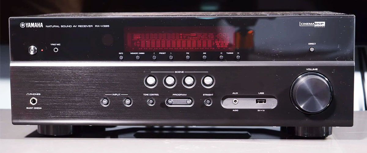 Yamaha RX-V385 listening experience